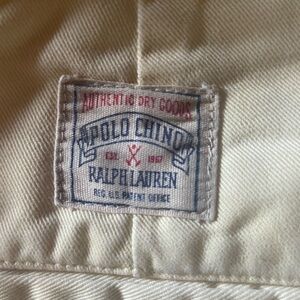 Ralph Lauren polo chino yellow khakis barely used just came out of cleaners